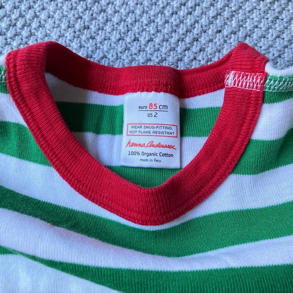 Hannah Andersson Cotton Pajama Top 2T - Picture 3 of 3
